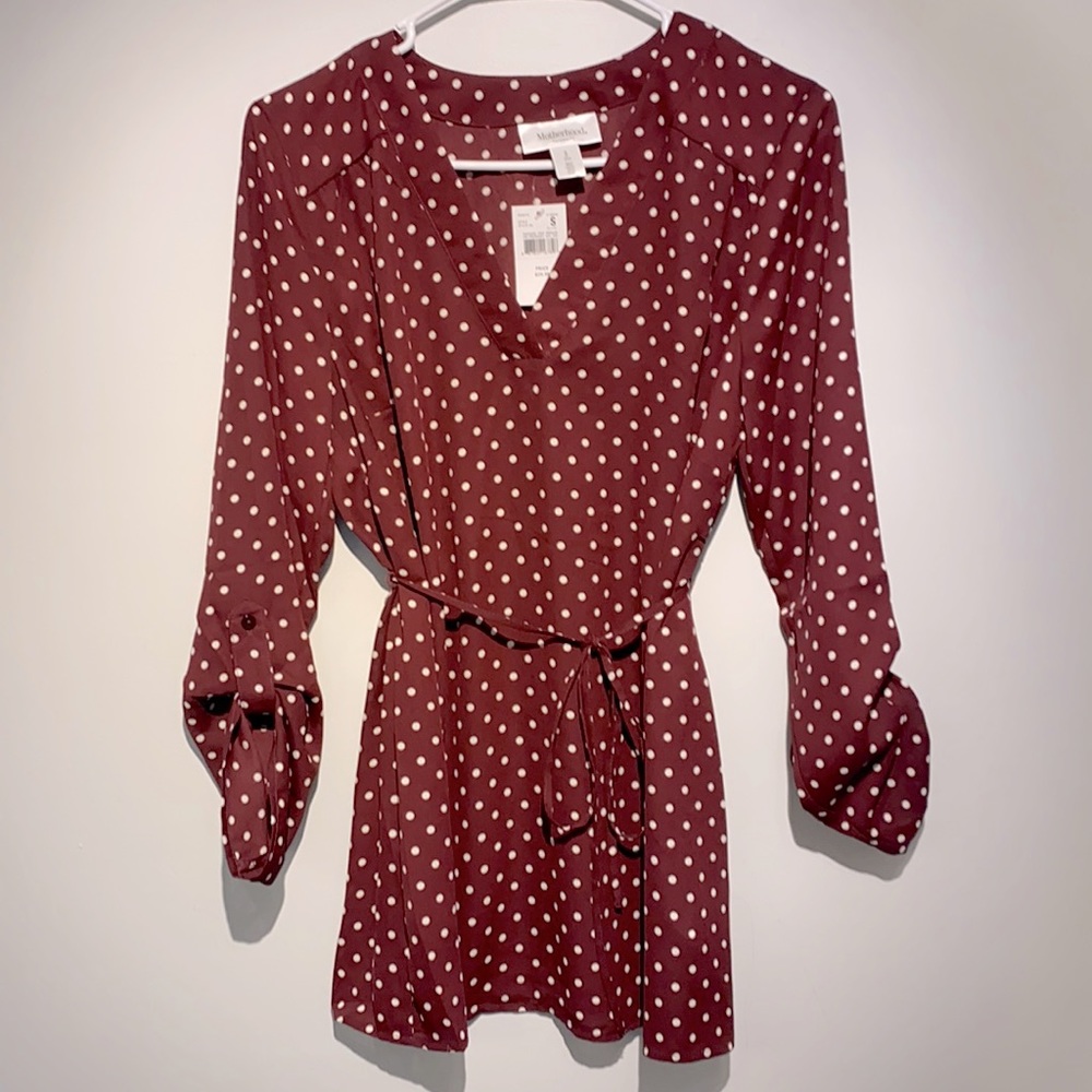 NWT motherhood maternity career blouse